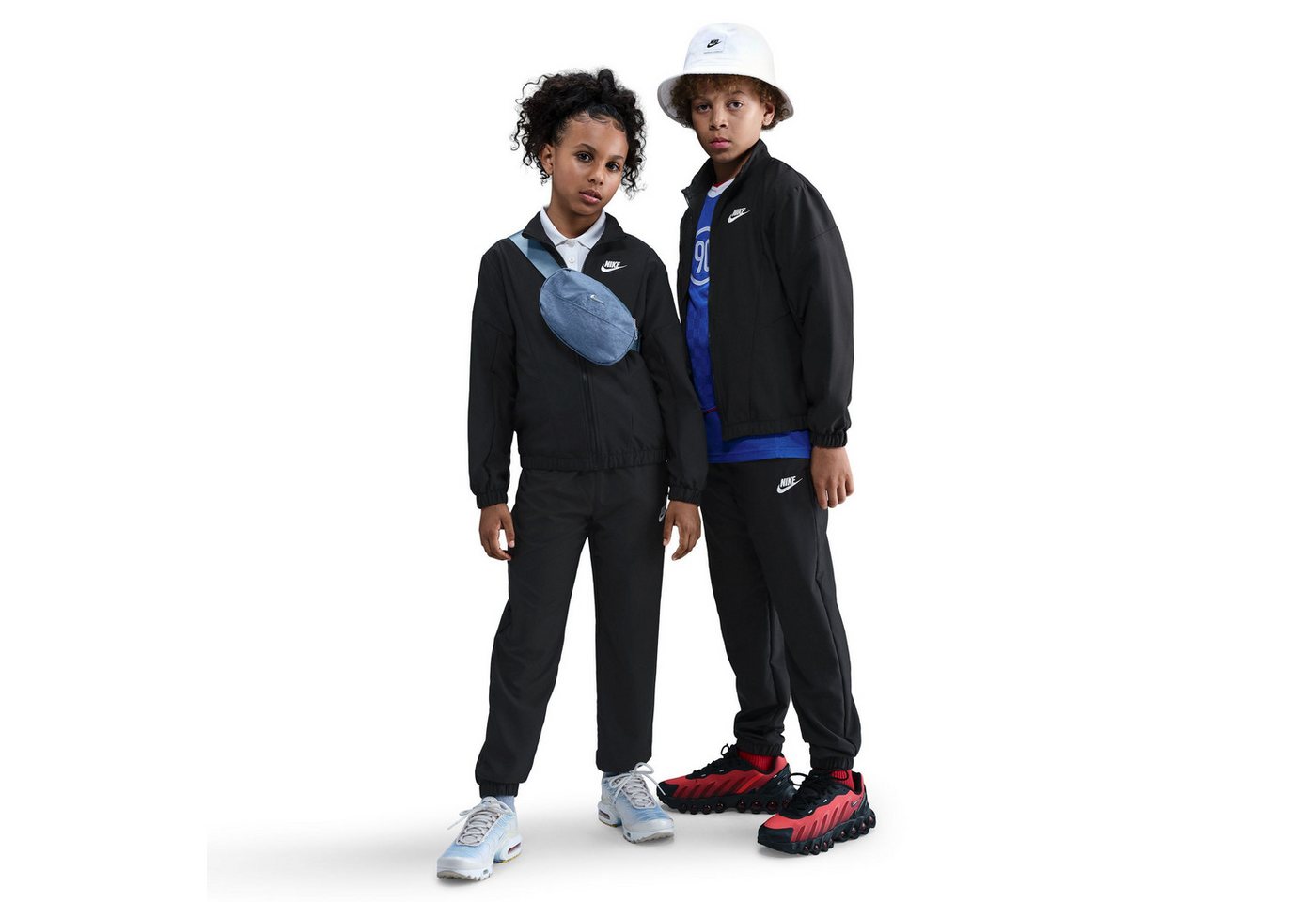 Nike Sportswear Trainingsanzug K NSW TRACKSUIT WVN FZ, Für Kinder und Jugendliche Bild 4