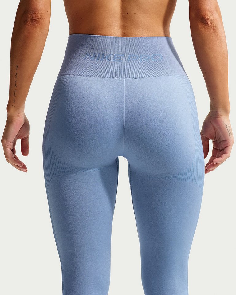 Nike Trainingstights W NP DF SMLS HR 7/8 TIGHT sportlicher Stil, schnell trocknend, atmungsaktiv Bild 2