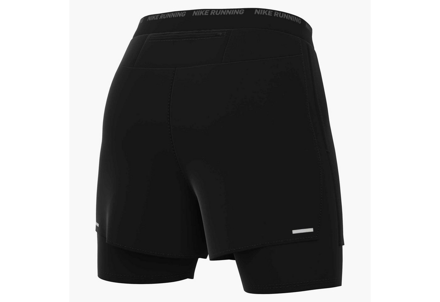 Nike Laufshorts M NK DF STRIDE 5IN HYBRID SHRT (Consumer Facing Name TBD) mit Reißverschlusstasche hinten, schweißableitend und atmungsaktiv