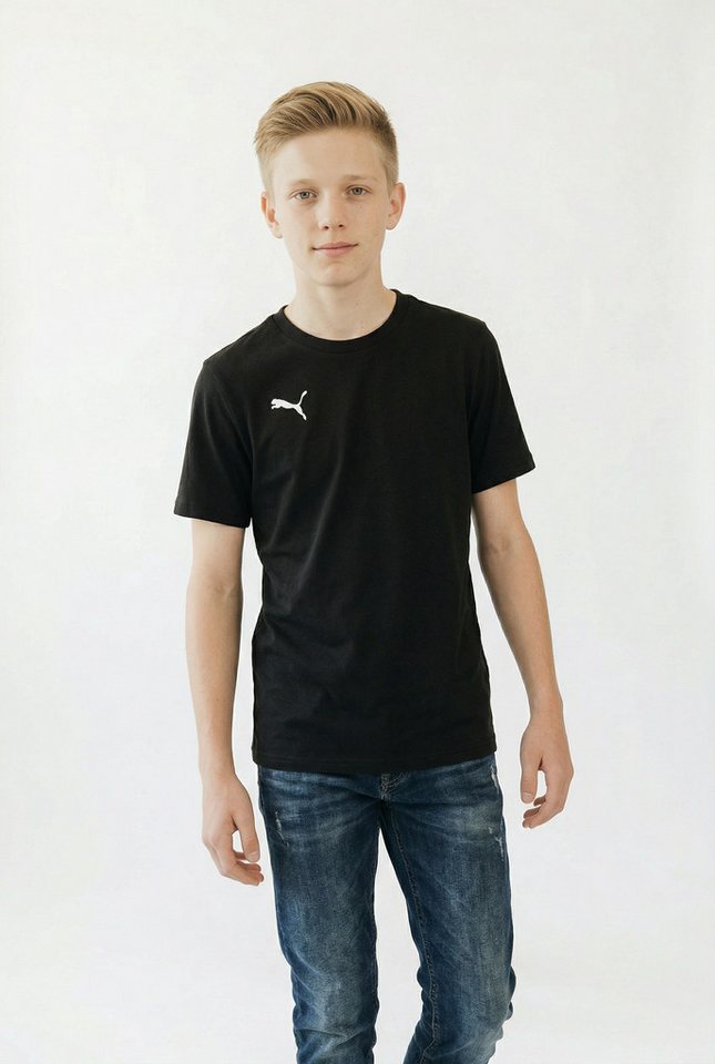 PUMA Trainingsshirt TEAMGOAL CASUALS TEE JR für Jugendliche, Kurzarm, für sportliche Aktivitäten