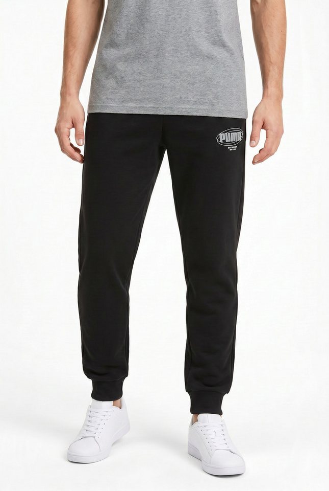 PUMA Trainingshose ESS LOGO LAB STORY 1 SWEATPANTS TR CL Regular Fit, sportlicher Stil, mit Eingrifftaschen Bild 4
