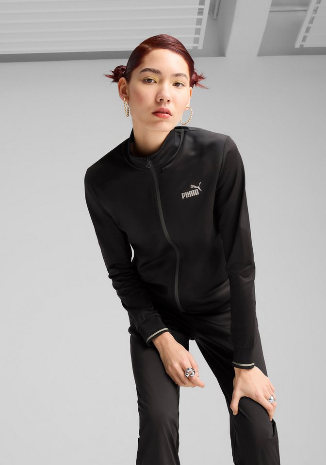 PUMA Trainingsanzug METALLIC FULL-ZIP TRACKSUIT TR CL (2-tlg), mit Reißverschluss, ohne Kapuze, aus Sweatware-Material Bild 2