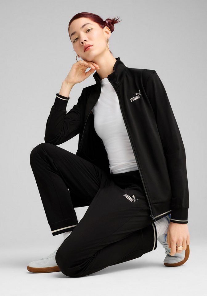 PUMA Trainingsanzug METALLIC FULL-ZIP TRACKSUIT TR CL (2-tlg), mit Reißverschluss, ohne Kapuze, aus Sweatware-Material Bild 4