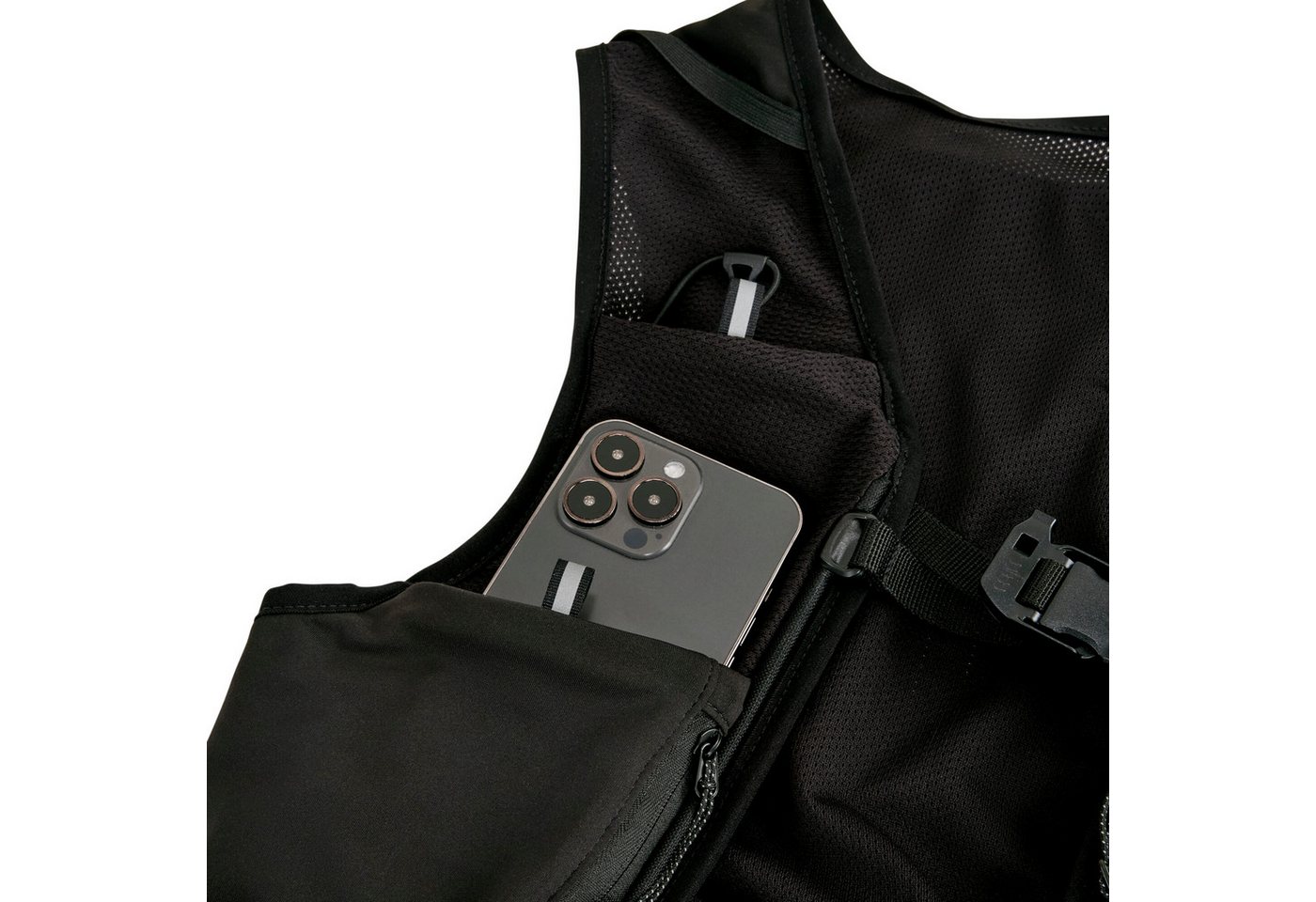 PUMA Funktionsweste RACE DAY RUNNING VEST anliegende Passform, mit Reißverschlusstasche, mit Pfeife Bild 3