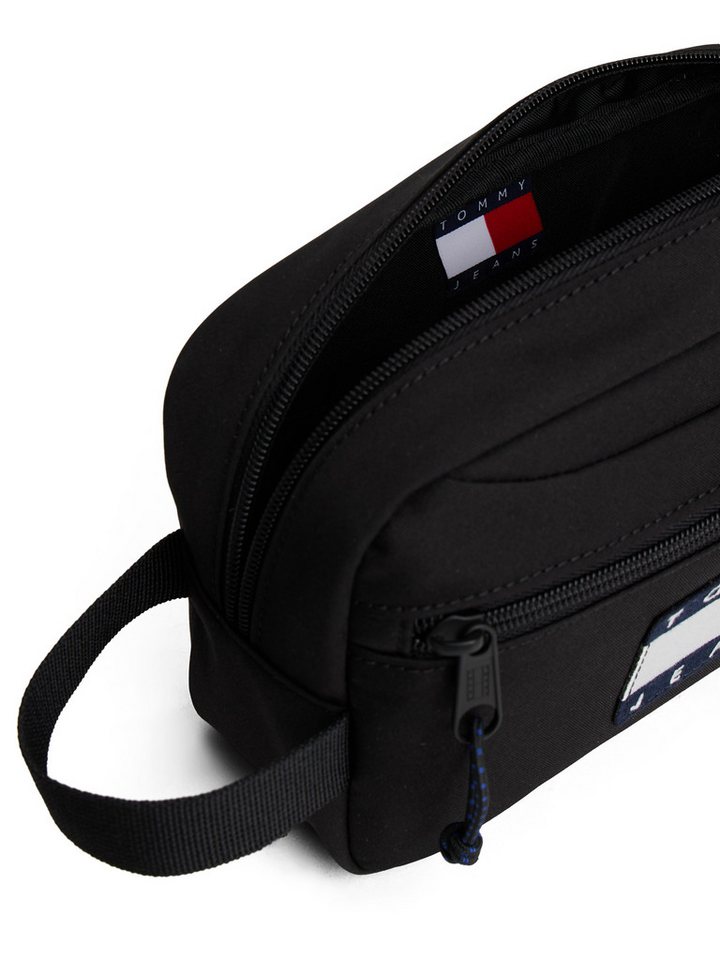 Tommy Jeans Kulturbeutel TJM ARCHIVE WASHBAG, Unisex Minibag, Kosmetiktasche mit Tommy Jeans Logoaufnäher Bild 4