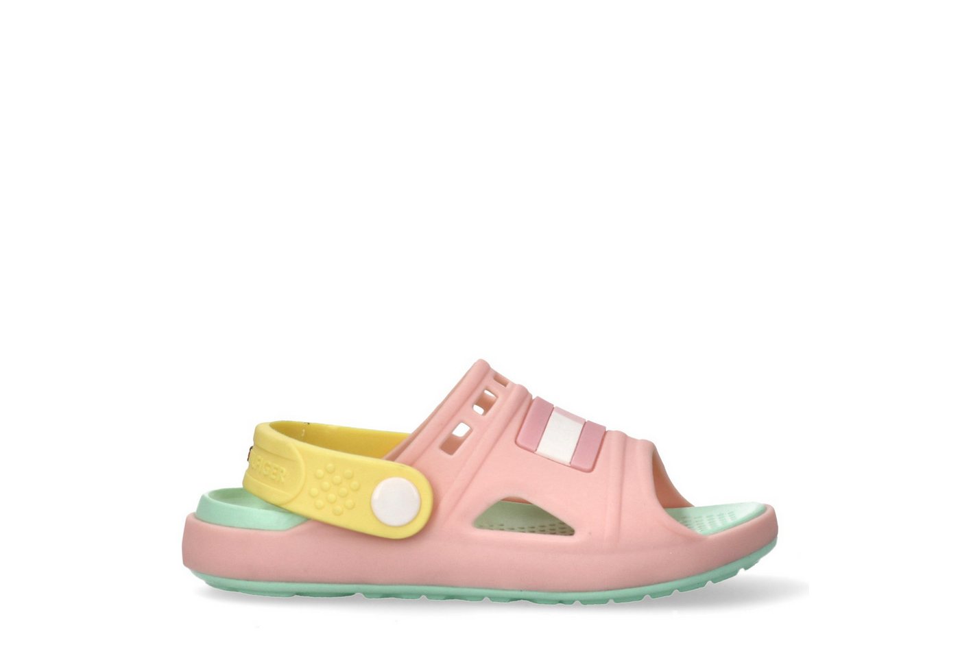 Tommy Hilfiger Badesandale Badeschuh, Clog mit schwenkbarem Riemchen