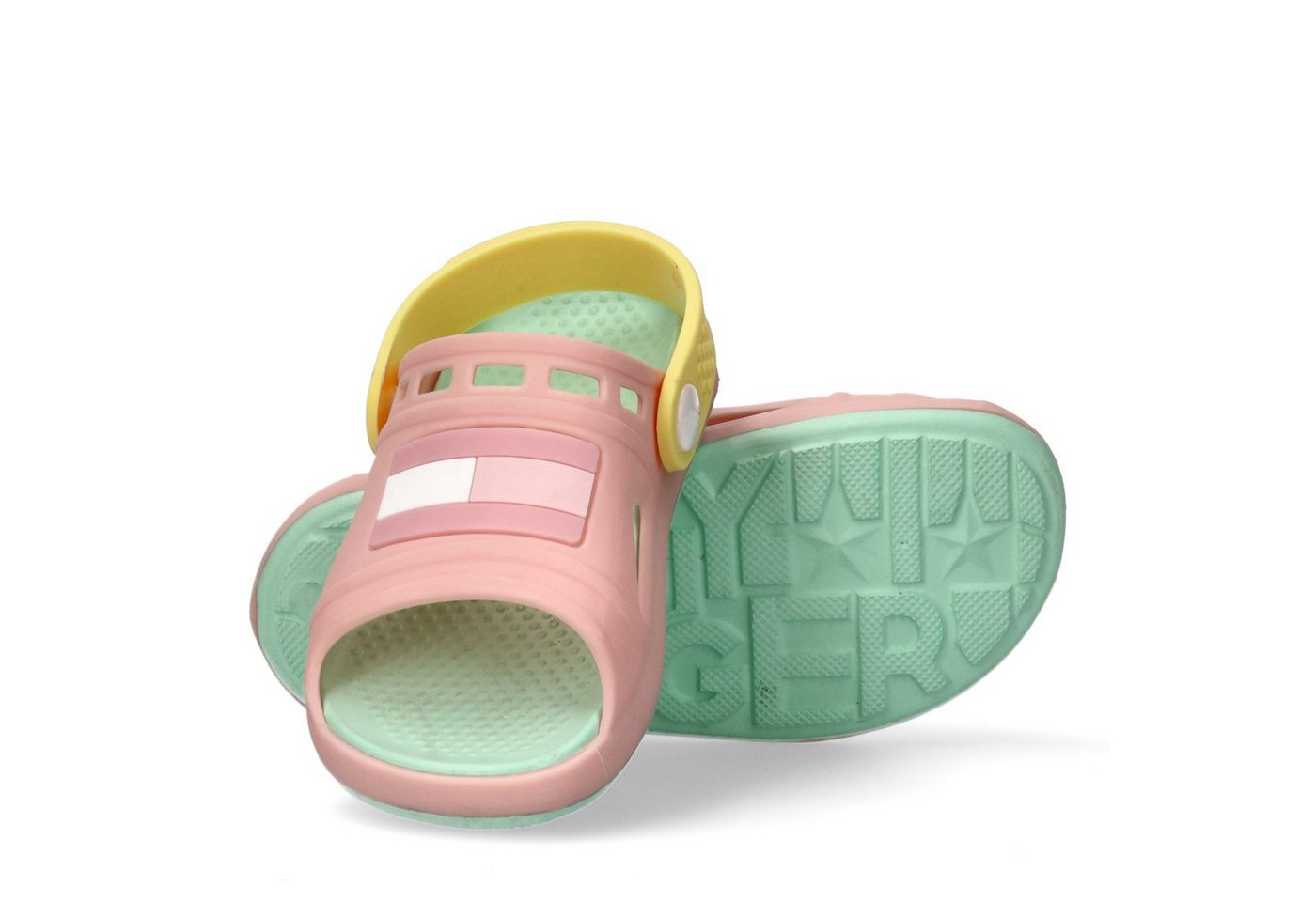 Tommy Hilfiger Badesandale Badeschuh, Clog mit schwenkbarem Riemchen Bild 2