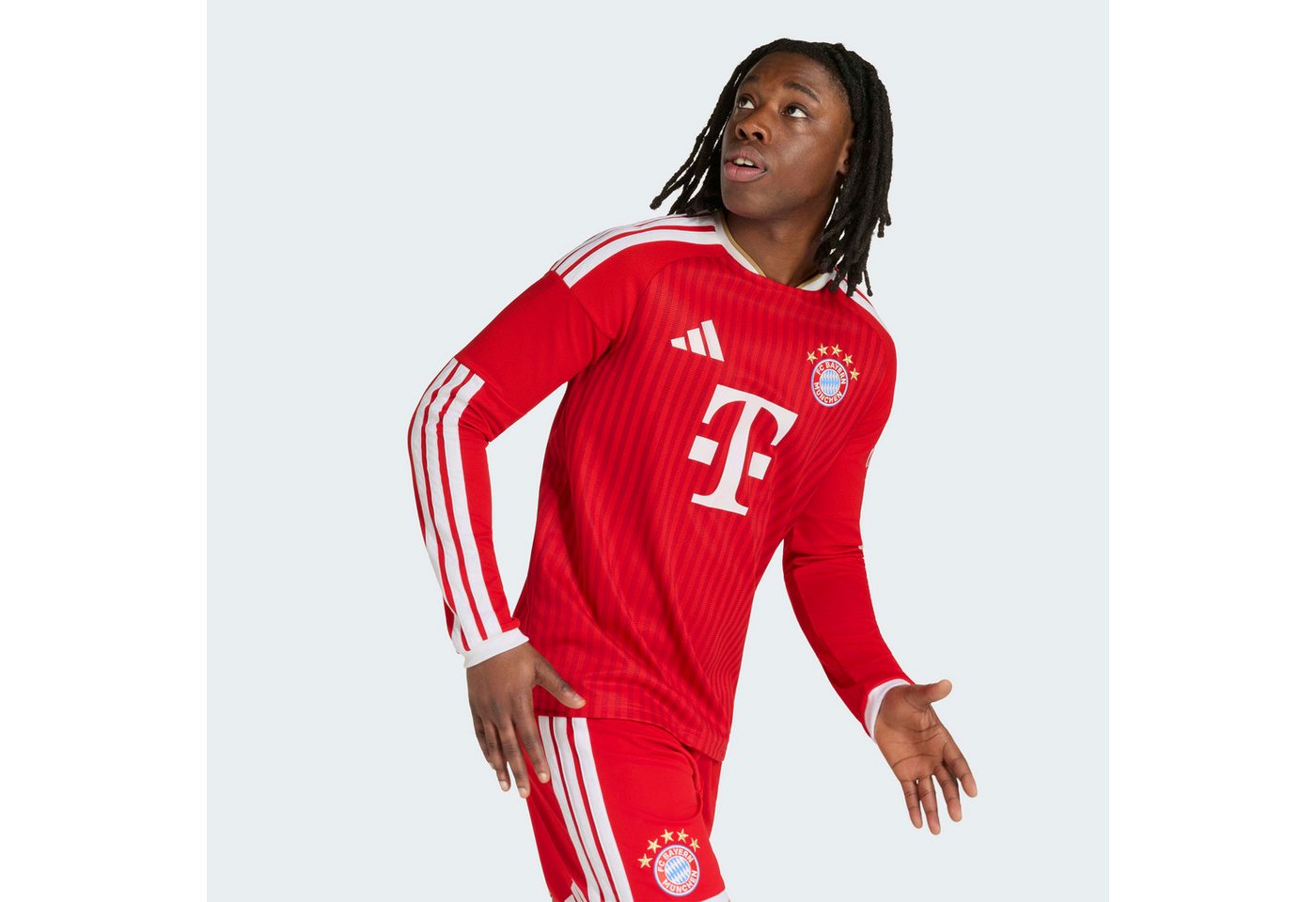 adidas Performance Fußballtrikot FCB H JSY L mit Rundhalsausschnitt, schmal geschnittene Passform Bild 2