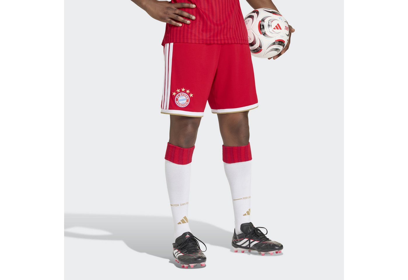 adidas Performance Trainingsshorts FC BAYERN MÜNCHEN 26/27 für Fußball, mit elastischem Bund und Kordelzug, aus Polyester Bild 4