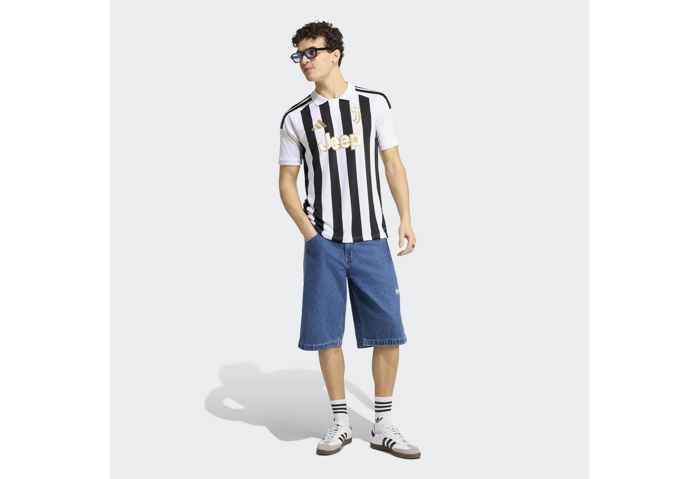 adidas Performance Fußballtrikot JUVE H JSY mit Climacool Technologie, schmale Passform, mit klassischem Kragen