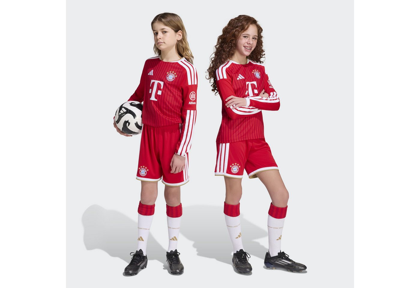 adidas Performance Fußballtrikot FCB H JSY YL für Kinder, mit Climacool® Technologie, mit Rundhalsausschnitt