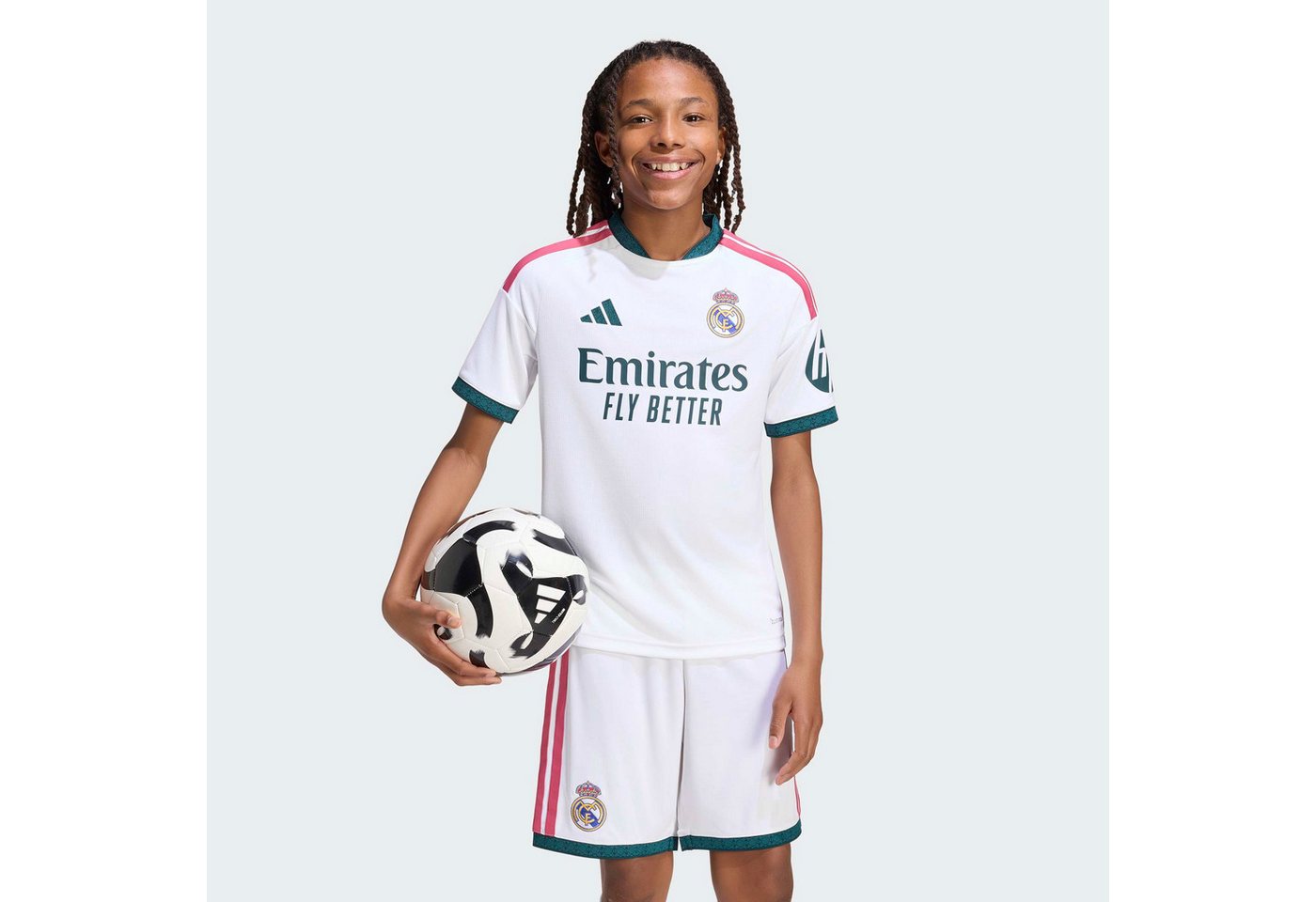 adidas Performance Fußballtrikot REAL MADRID 26/27 KIDS HEIMTRIKOT mit Rundhalsausschnitt, mit Climacool Technologie Bild 5