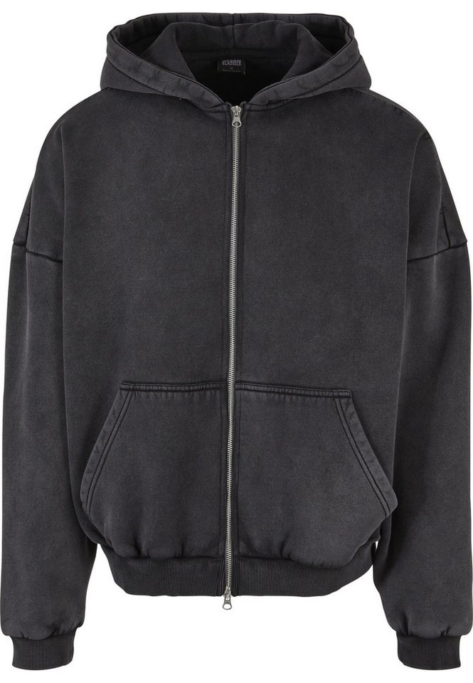 URBAN CLASSICS Neopren-Hoodie Urban Classics Herren Heavy Stone Washed 90's Zip Hoodie (1-tlg) Bild 5