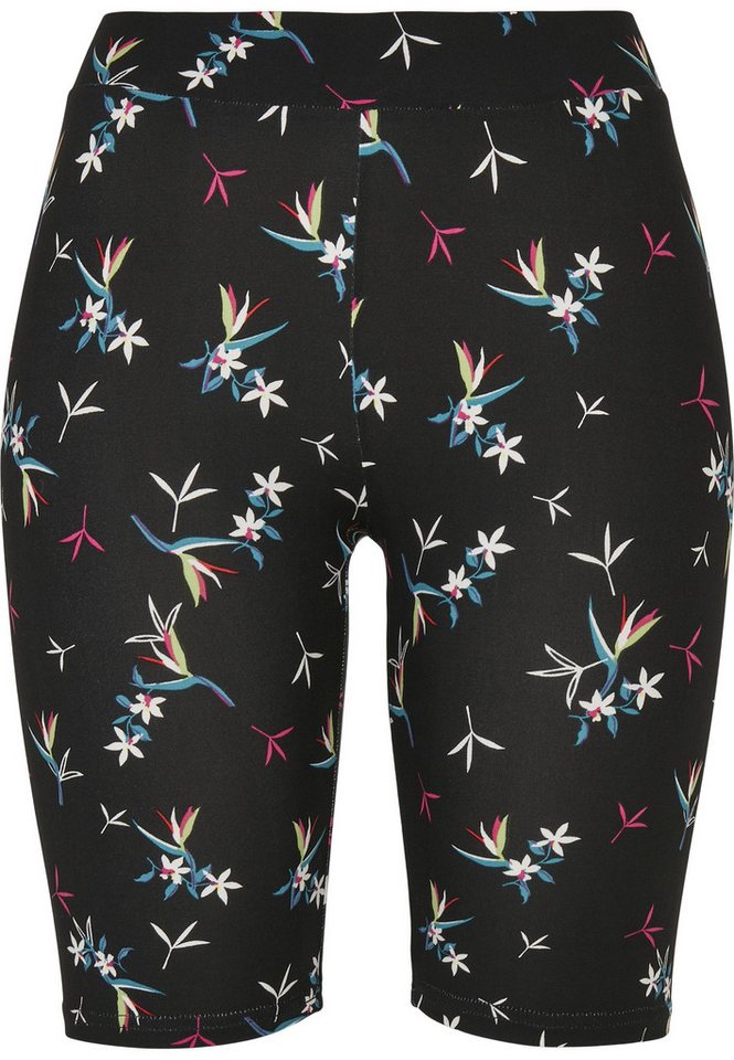 URBAN CLASSICS Fahrradhose Urban Classics Damen Ladies Soft AOP Cycle Shorts (1-tlg) Bild 2