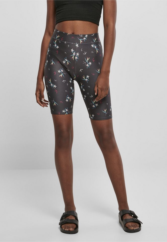 URBAN CLASSICS Fahrradhose Urban Classics Damen Ladies Soft AOP Cycle Shorts (1-tlg) Bild 3