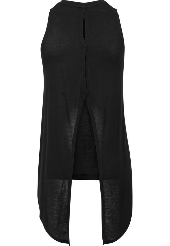 URBAN CLASSICS Yoga & Relax Shirt Urban Classics Damen Ladies HiLo Viscose Top (1-tlg) Bild 4