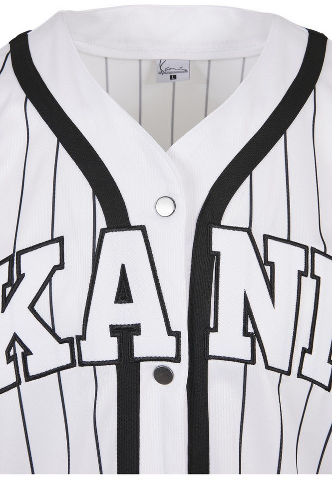 Karl Kani Netzshirt Karl Kani Herren KM221-115-2 Serif Pinstripe Baseball Shirt (1-tlg)