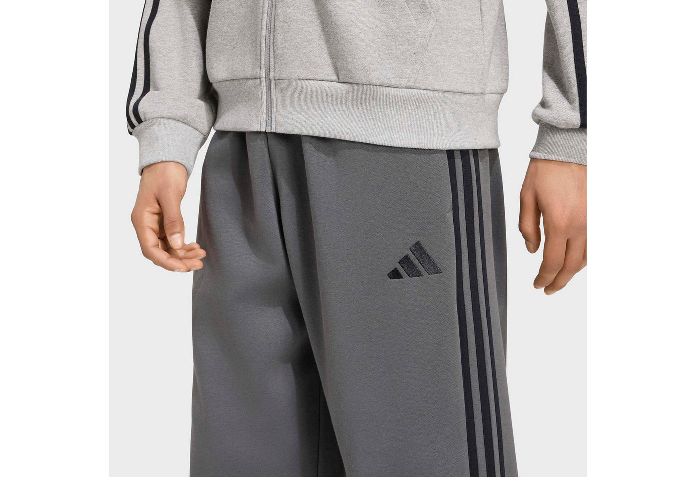 adidas Sportswear Sporthose ESSENTIALS 3-STREIFEN, SCHMAL ZULAUFEND, BÜNDCHEN Bild 3