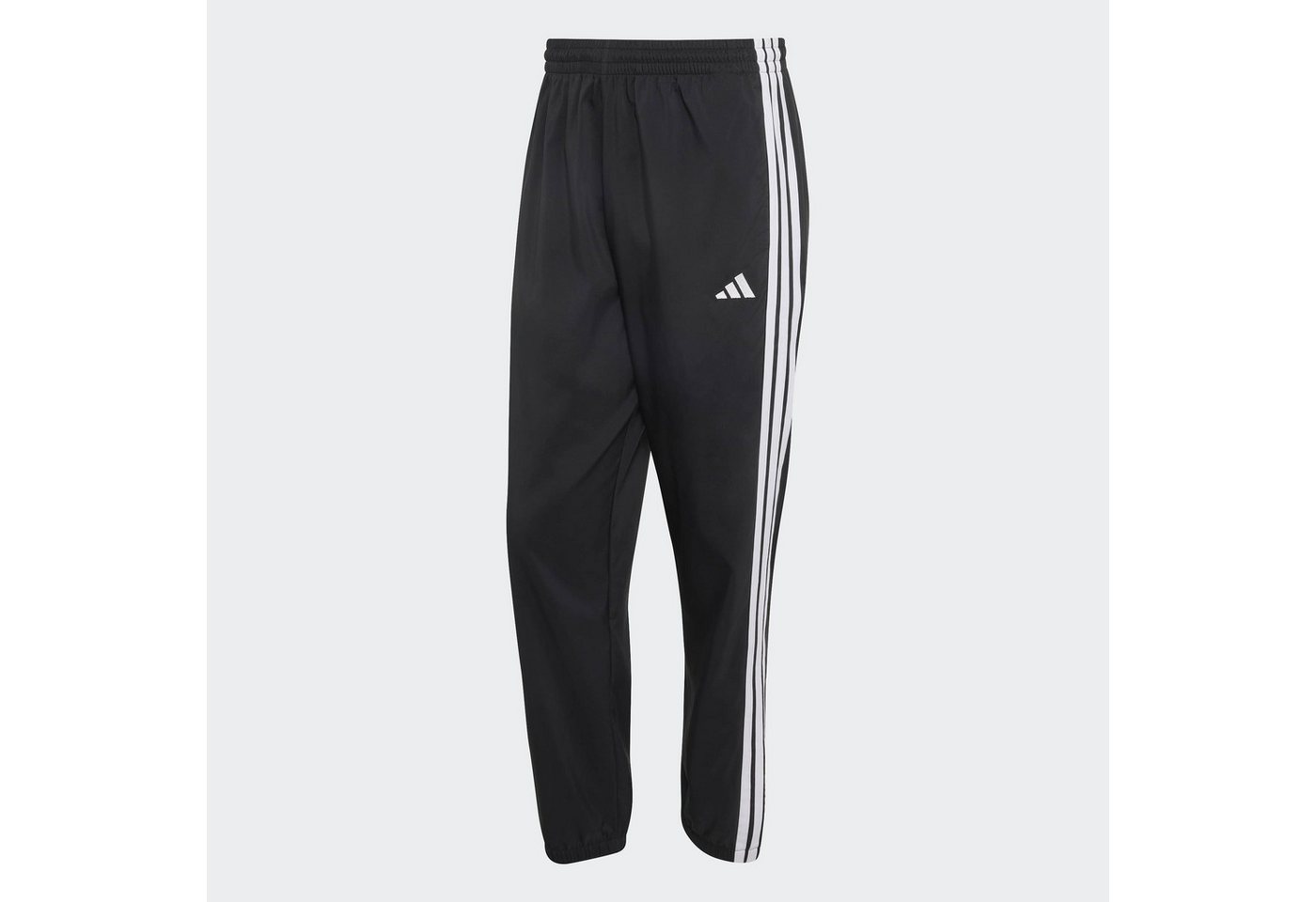 adidas Sportswear Sporthose ESSENTIALS 3-STREIFEN LITE, GEWEBT, SCHMAL ZULAUFEND, BÜNDCHEN