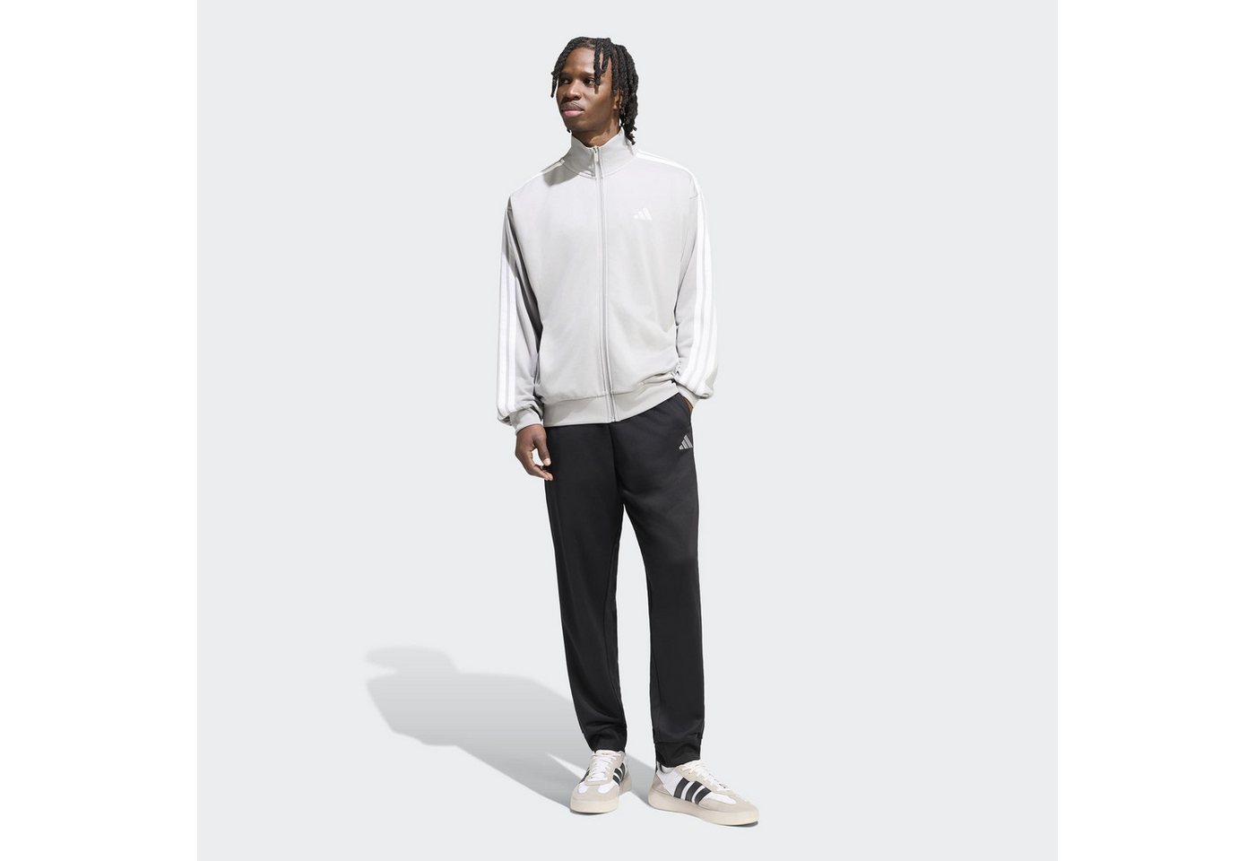 adidas Sportswear Trainingsanzug 3-STREIFEN FRENCH TERRY (2-tlg) Bild 2