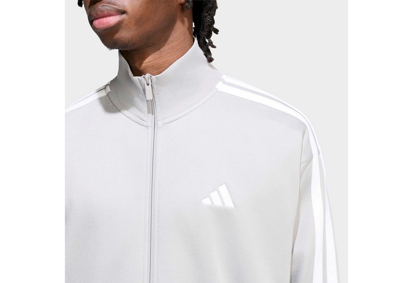 adidas Sportswear Trainingsanzug 3-STREIFEN FRENCH TERRY (2-tlg) Bild 3