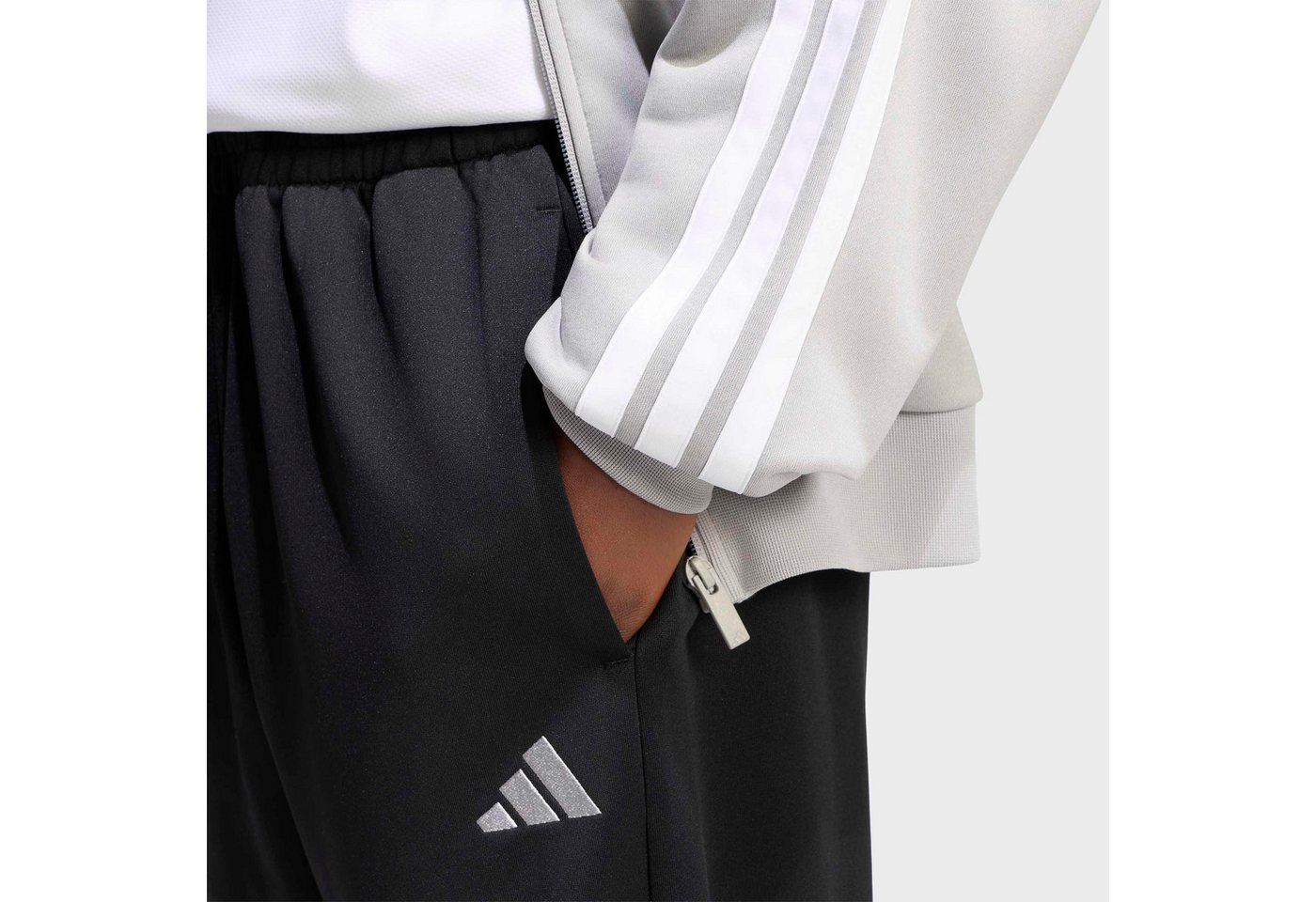 adidas Sportswear Trainingsanzug 3-STREIFEN FRENCH TERRY (2-tlg) Bild 5