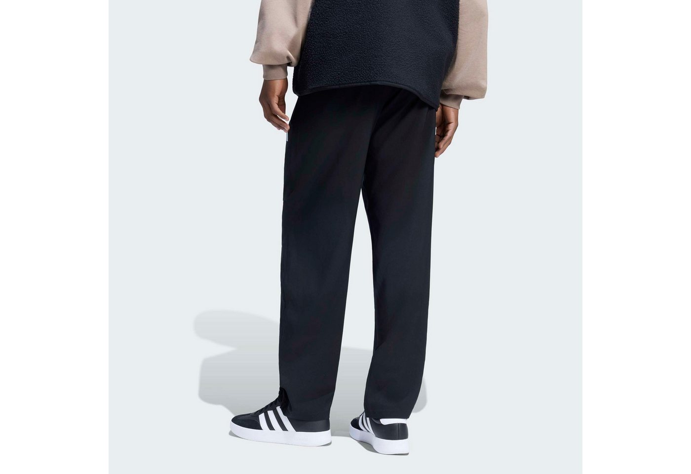 adidas Sportswear Sporthose ESSENTIALS, KLEINES STANFORD LOGO, GEWEBT, KONISCH ZULAUFEND, OFFENER Bild 5