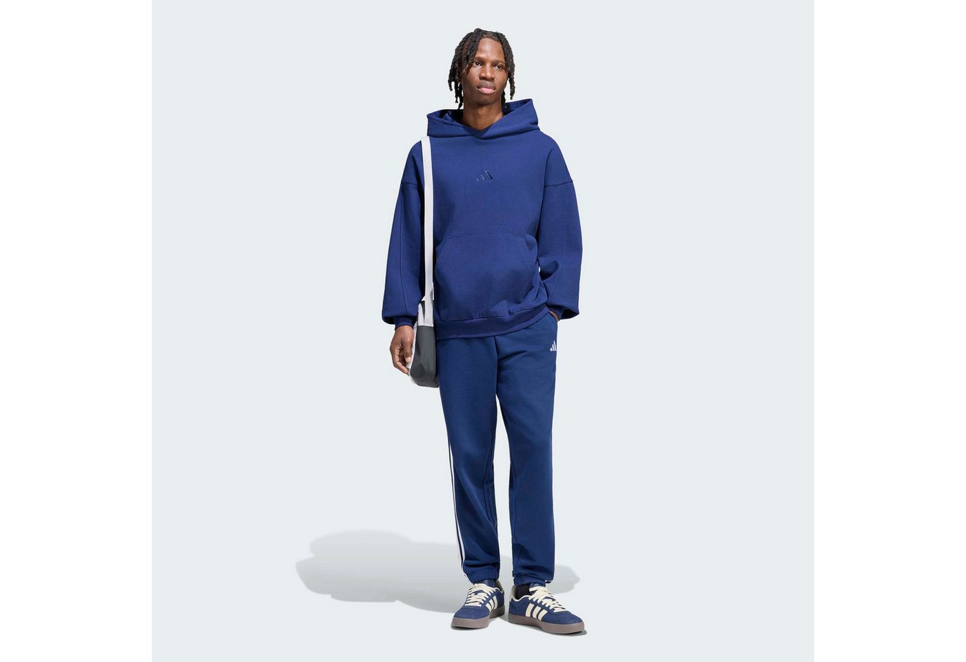 adidas Sportswear Sporthose ESSENTIALS 3-STREIFEN, FRENCH TERRY, SCHMAL ZULAUFEND, BÜNDCHEN Bild 2