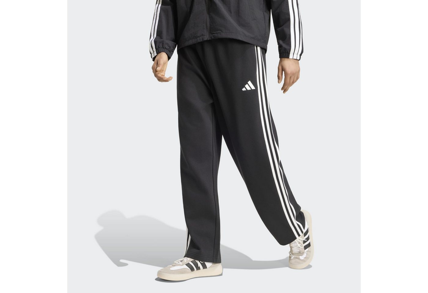 adidas Sportswear Sporthose ESSENTIALS 3-STREIFEN, OFFENER SAUM Bild 2