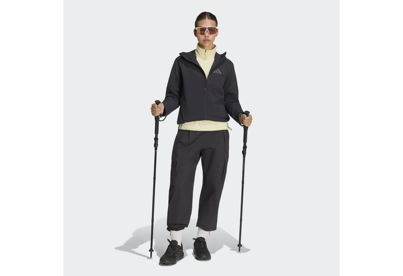 adidas TERREX Outdoorjacke W MT CW SOSH J für Wandern, mit Reißverschluss, climawarm® Technologie Bild 4