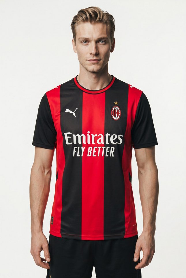 PUMA Fußballtrikot ACM HOME JERSEY REPLICA mit Rundhalsausschnitt, Kurzarm, Regular Fit
