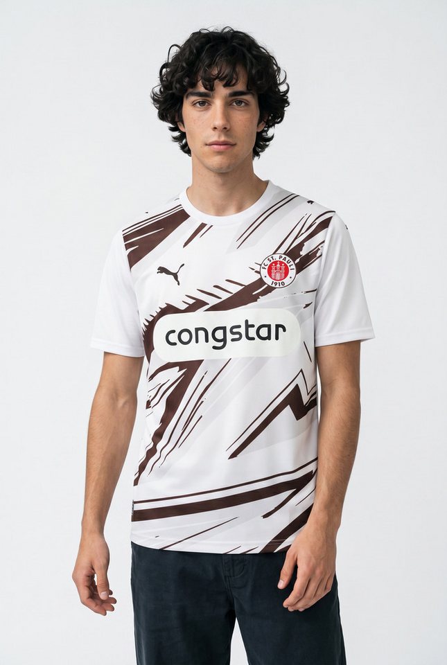 PUMA Fußballtrikot FCSP AWAY JERSEY REPLICA mit DryCELL-Technologie, atmungsaktiv, mit Rundhalsausschnitt Bild 2