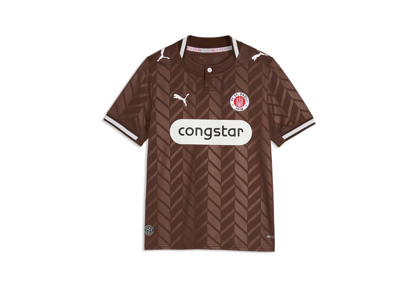 PUMA Fußballtrikot FCSP HOME JERSEY REPLICA JR für Jugendliche, mit Rundhalsausschnitt, atmungsaktiv