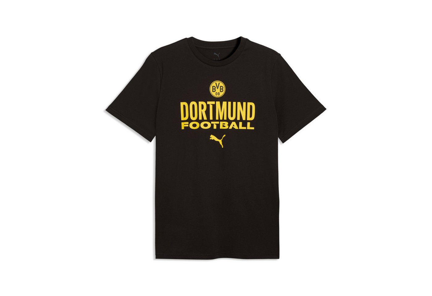 PUMA Trainingsshirt BVB FTBLCULTURE TEE Regular Fit, Kurzarm-Design, Rundhalsausschnitt, Logodruck Bild 2