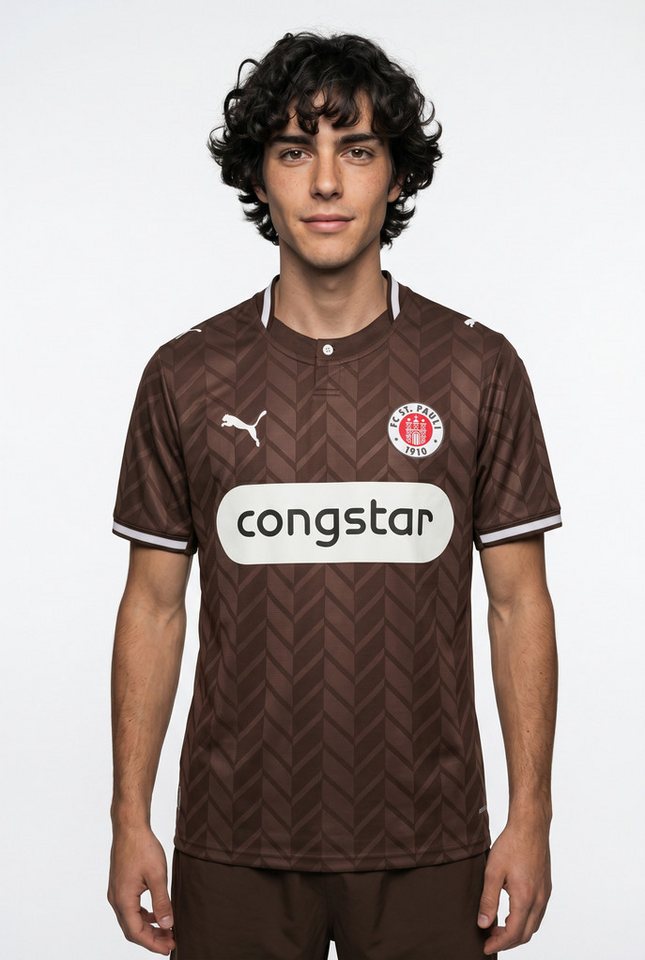 PUMA Fußballtrikot FCSP HOME JERSEY REPLICA mit Rundhalsausschnitt, Kurzarm, atmungsaktiv Bild 3
