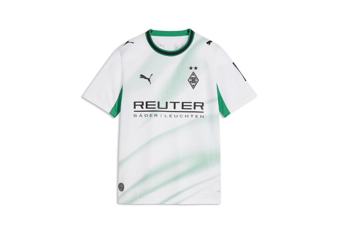 PUMA Fußballtrikot BMG HOME JERSEY REPLICA JR für Jugendliche, mit DryCELL-Technologie, atmungsaktiv Bild 2