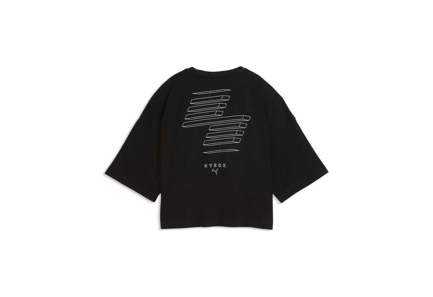 PUMA Trainingsshirt W X HYROX CROPPED LIFESTYLE TEE Regular Fit, Kurzarm, für sportliche Aktivitäten