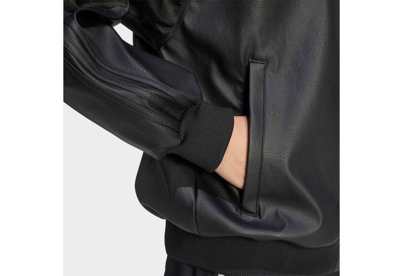 adidas Originals Outdoorjacke PLTHR SST TT für Erwachsene, mit Reißverschluss, aus Polyurethan Bild 4