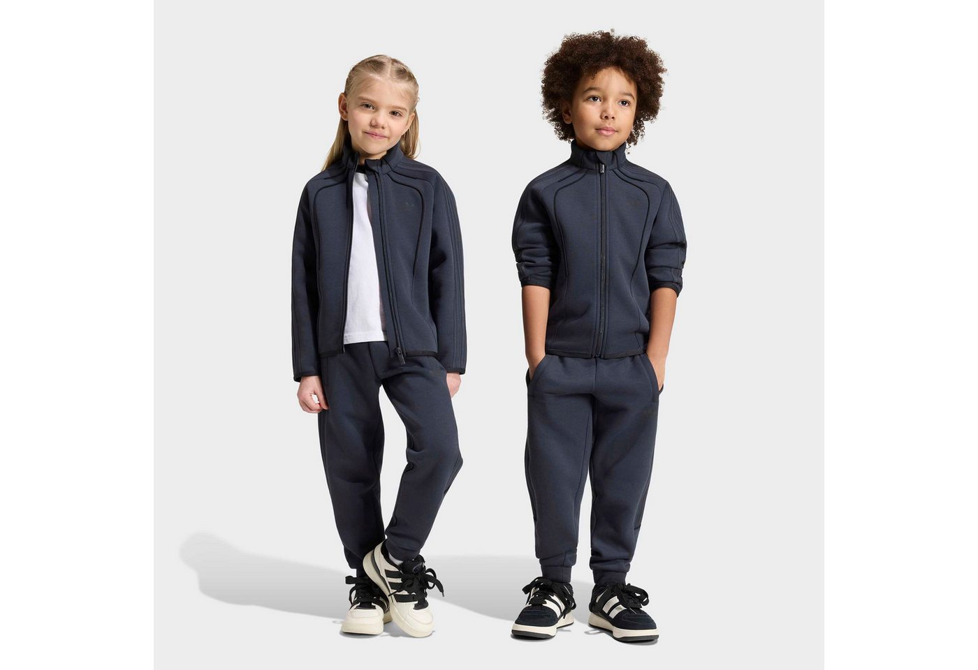 adidas Originals Trainingsanzug TS (2-tlg), für Kinder, sportlicher Stil, zweiteiliges Set, aus Baumwolle Bild 3