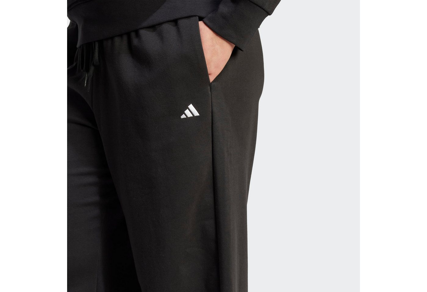adidas Sportswear Sporthose ESSENTIALS FEEL COZY, KLEINES LOGO, OHNE SAUM - GROSSE GRÖSSEN für Erwachsene, mit Kordelverschluss, normal-weite Passform Bild 2