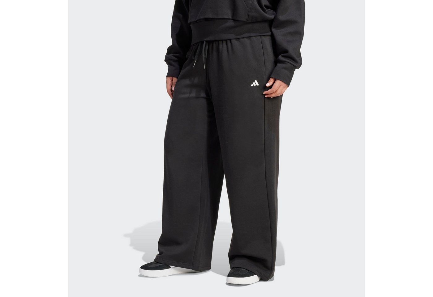 adidas Sportswear Sporthose ESSENTIALS FEEL COZY, KLEINES LOGO, OHNE SAUM - GROSSE GRÖSSEN für Erwachsene, mit Kordelverschluss, normal-weite Passform Bild 4