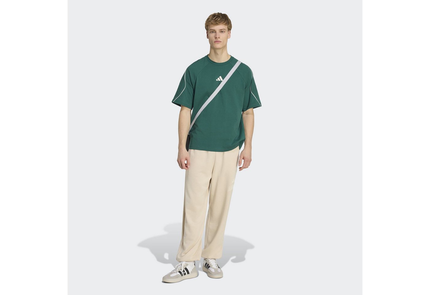 adidas Sportswear Sporthose SEASONAL ESSENTIALS COLLEGIATE, FRENCH TERRY, BÜNDCHEN mit normal-weiter Passform, ohne Verschluss, für Erwachsene