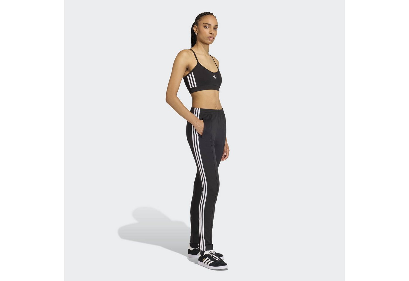 adidas Originals Sporthose SST CLASSIC für Erwachsene, aus Baumwolle, mit Gummizug, normale Weite