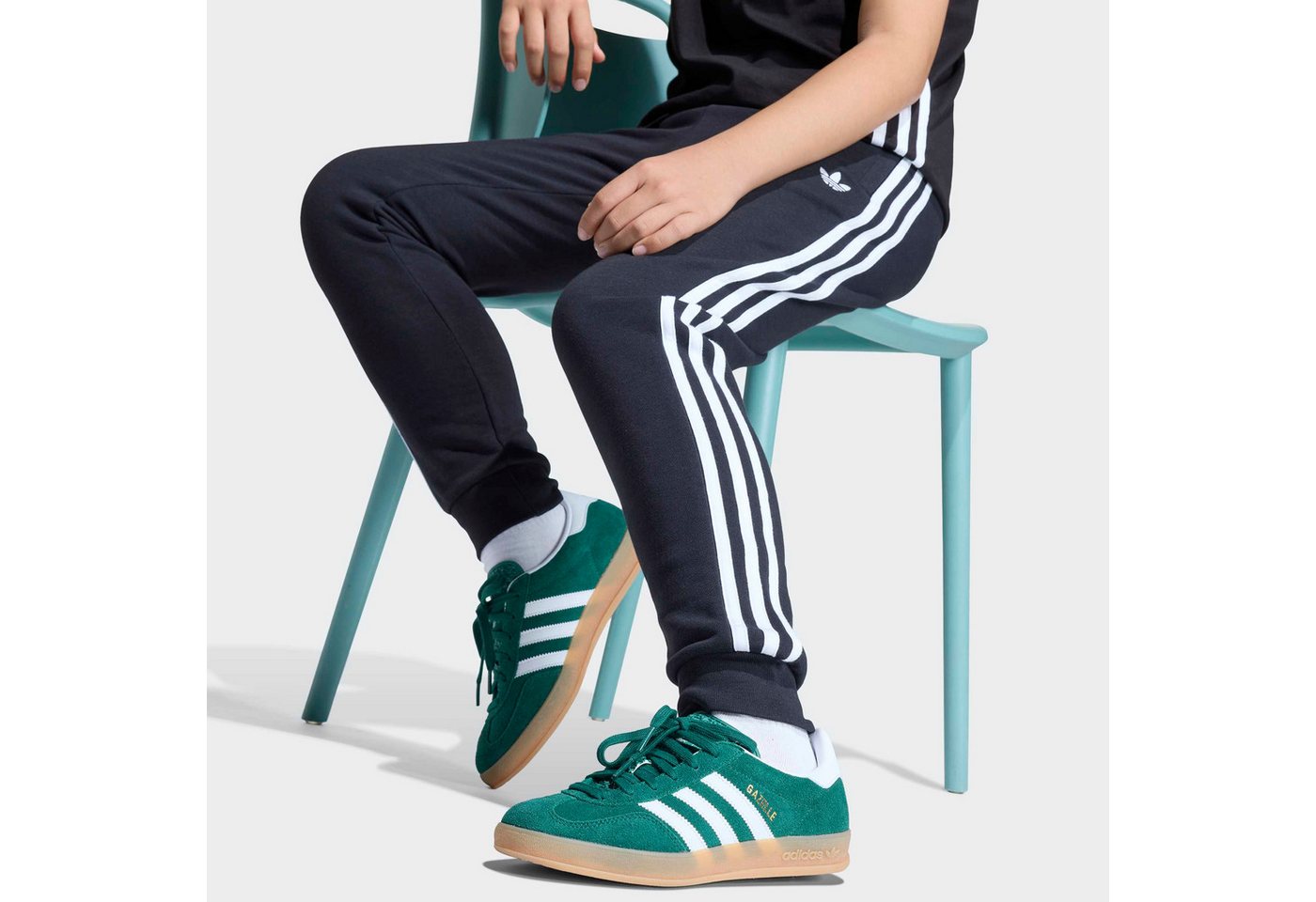 adidas Originals Sporthose 3S PANTS für Kinder, mit Gummizug, aus Baumwolle und Polyester