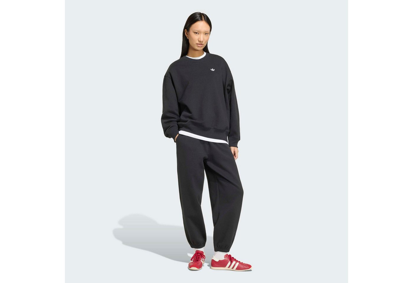 adidas Originals Sporthose ESSENTIALS, LOCKERE PASSFORM mit Gummizug, für Erwachsene, aus Baumwolle, normale Weite Bild 5