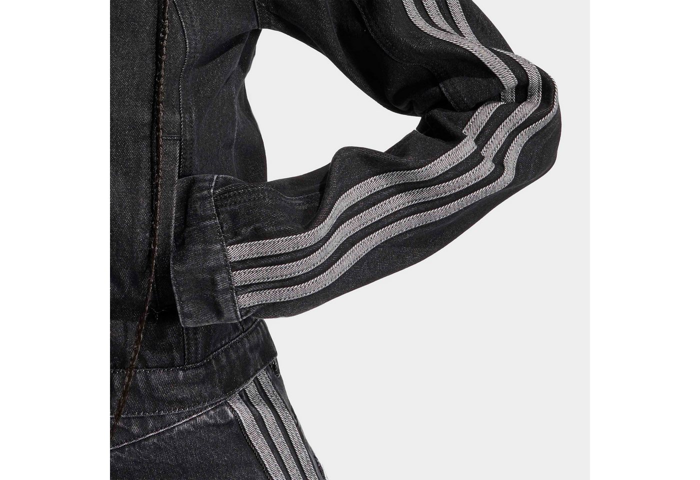 adidas Originals Outdoorjacke SST 2.0 DENIM für Erwachsene, mit Reißverschluss, aus Baumwolle