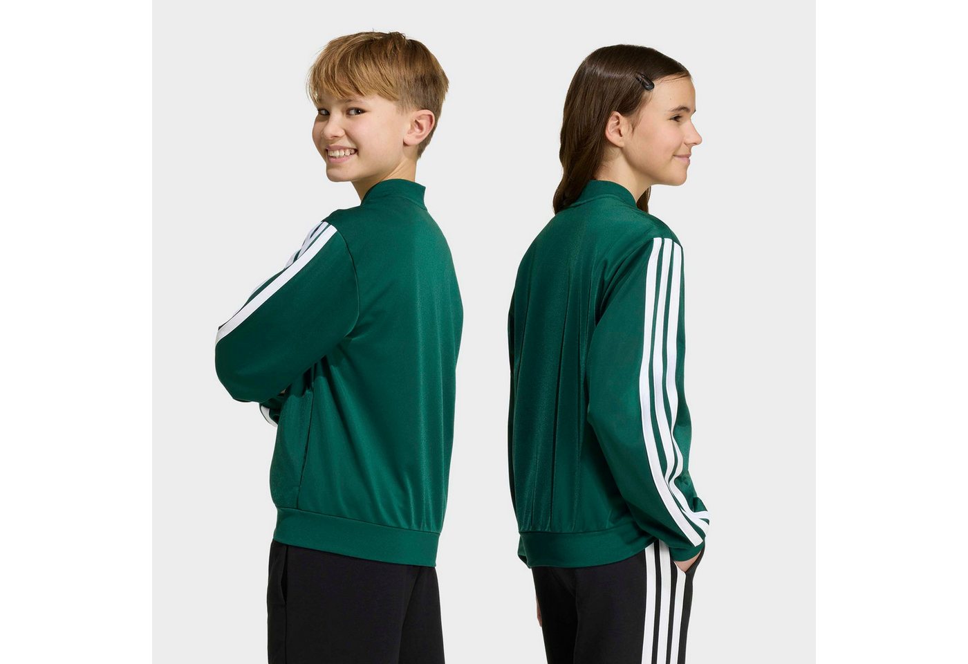 adidas Sportswear Outdoorjacke ESSENTIALS CLIMACOOL TRACK für Kinder, mit Reißverschluss, aus Polyester Bild 3