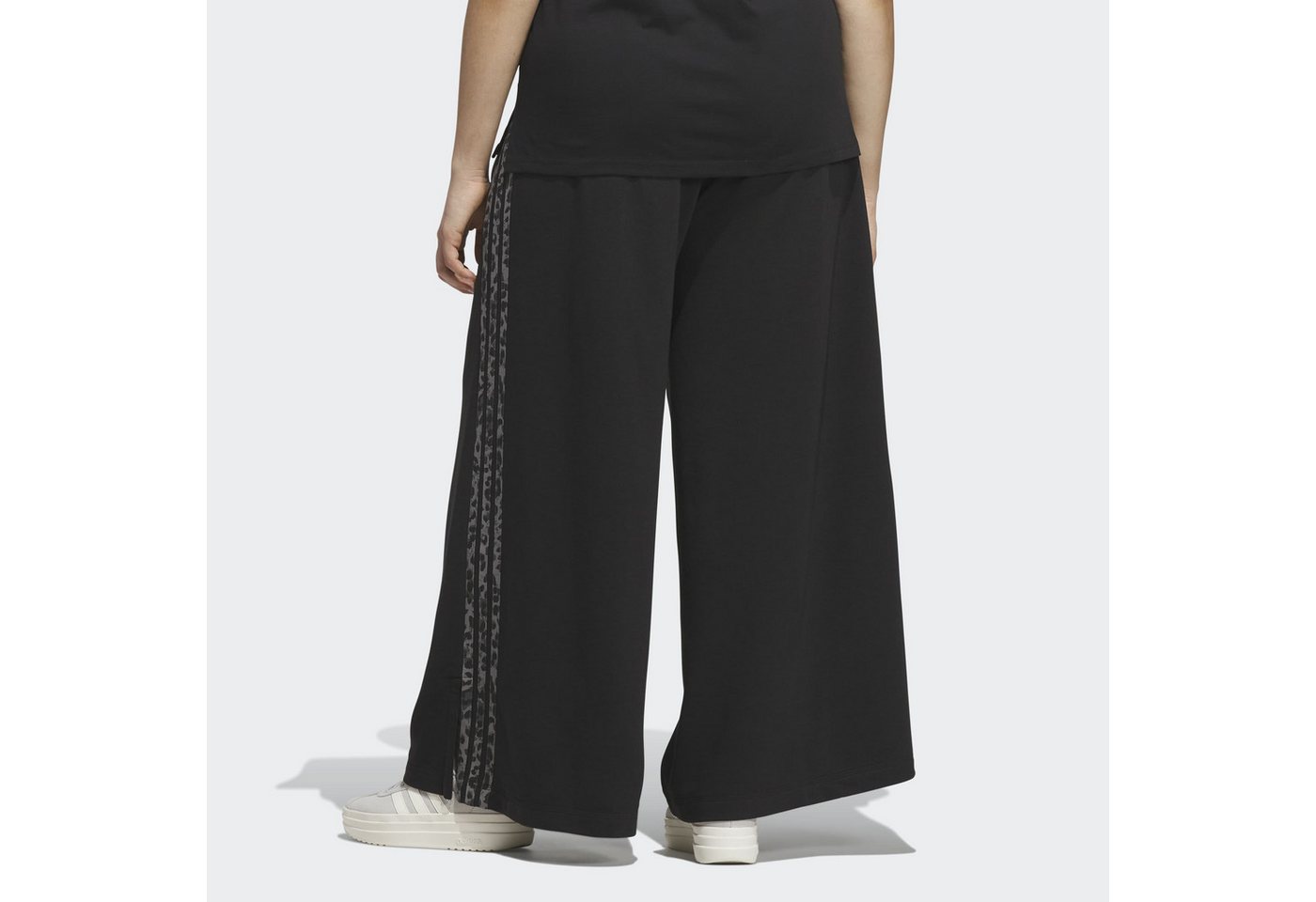 adidas Sportswear Sporthose W IN AOP FT PT für Erwachsene, lange Hose, aus Baumwolle, normale Weite