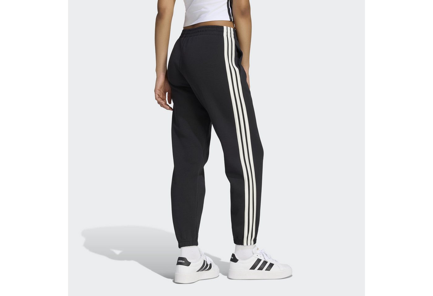 adidas Sportswear Sporthose W STA 3S PT für Erwachsene, mit Kordelverschluss, normal-weite Passform