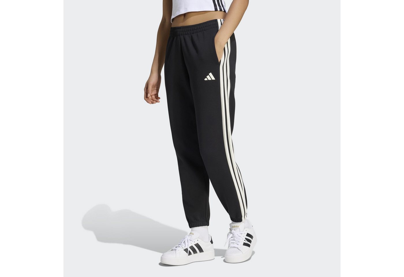 adidas Sportswear Sporthose W STA 3S PT für Erwachsene, mit Kordelverschluss, normal-weite Passform Bild 3